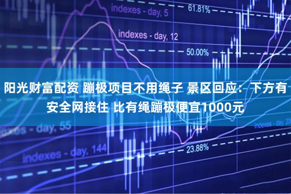 阳光财富配资 蹦极项目不用绳子 景区回应：下方有安全网接住 比有绳蹦极便宜1000元